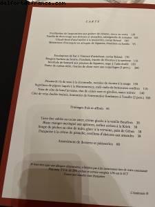 Nous fêtons le 26eme anniversaire de notre couple - L Ambroisie - Paris,France