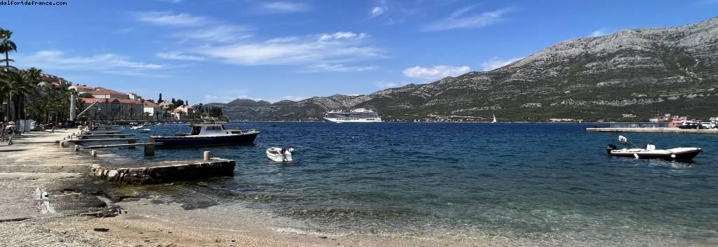 Korcula (Croatie) - La Demence cruise - Regal Princess