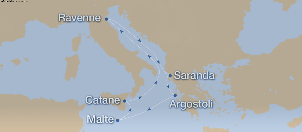 La Demence cruise map