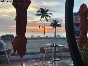 Breakfast Time with sunrise - Hotel Westin - Fort Lauderdale, Florida
