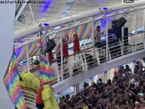 Over the rainbow Tea Dance - Atlantis Southern Caribbean cruise - Harmony of the Seas