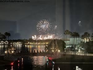 View from the room - Dolphin Hotel- Walt Disney World, Florida 