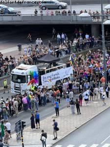 What a view ! View from our room - Gaypride - Stockholm, Sweden