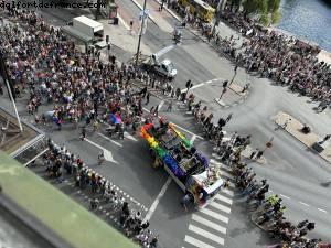 What a view ! View from our room - Gaypride - Stockholm, Sweden