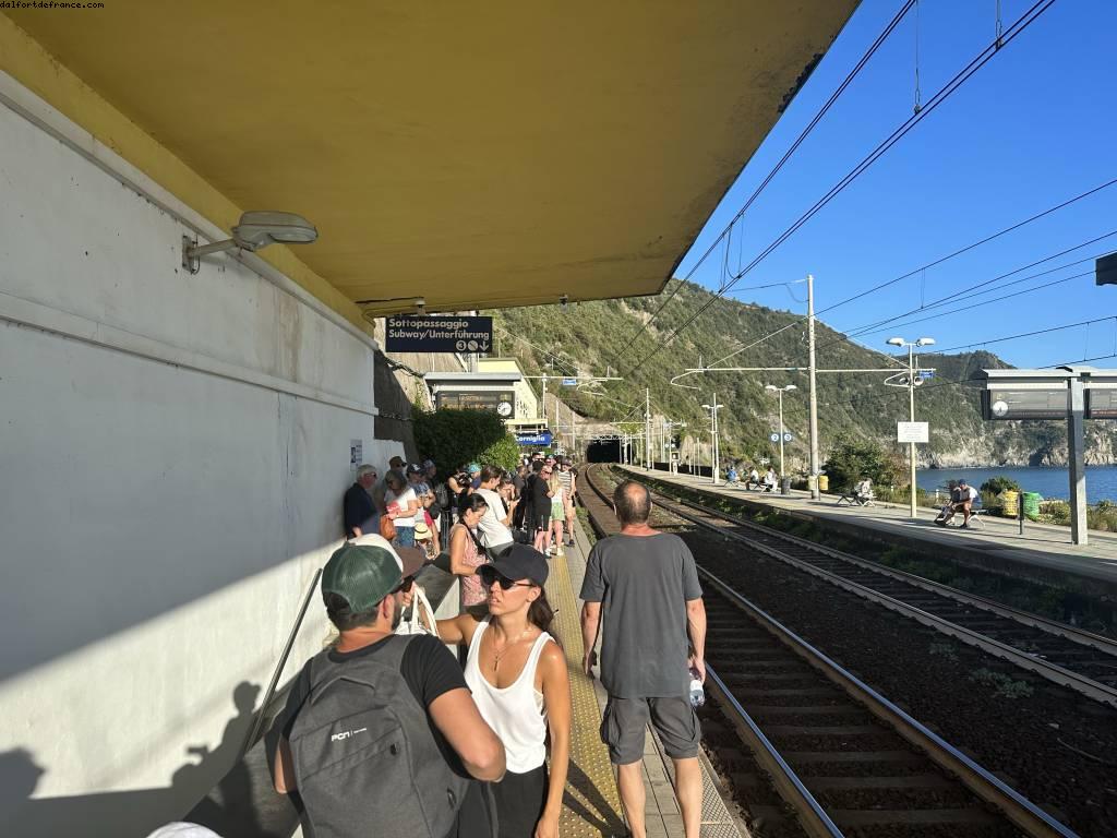 Ops! Train traffic totally stop! Corniglia, Italy - Atlantis Med Cruise - Odyssey of the Seas