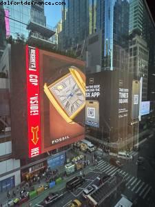 View from our room - Renaissance Hotel - Time square - New York, New York