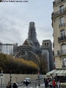 Notre-dame- Spire - Paris, France