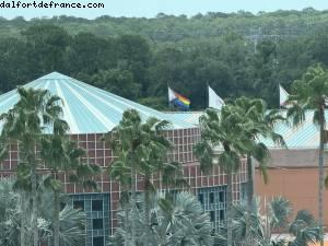 Rainbow flag - Swan and Dolphin Hotel - Gaydays - Walt Disney World