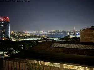 Nice view from on the Bosphorus! 