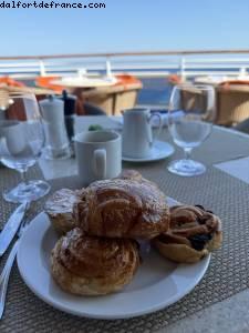 Breakfast with a view - Atlantis Istanbul to Athens Cruise - Oceania Riviera