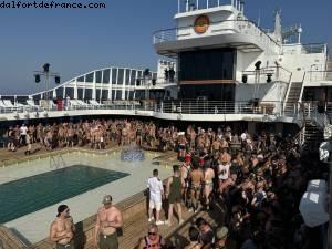 Dog tag tea dance - Atlantis Istanbul to Athens Cruise - Oceania Riviera