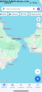 Crossing Gibraltar straight - Atlantis Virgin Athens to Barcelona to London cruise