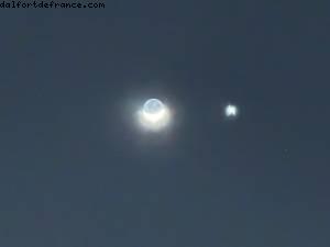 Venus and the moon - Walt Disney world - Orlando, Florida