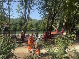 Maisons-Alfort beach almost completed