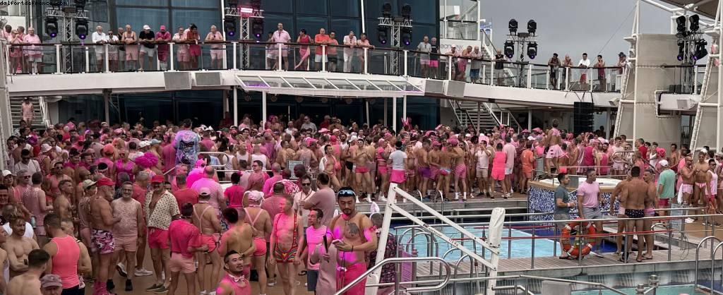 Think Pink Tea Dance- Celebrity Solstice - Atlantis Hong Kong to Singapore cruise