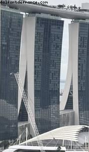 Hotel Conrad Marina Bay - View from the room- - Singapore