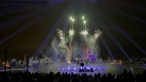 Cascade of lights - Adventure World - Disneyland Pariss